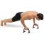Упоры для отжиманий 2штуки SP-Sport DCF-18 PUSH-UP BAR 23x15см черный 9