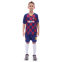 Форма футбольна дитяча з символікою футбольного клубу SP-Sport BARCELONA домашня 2020 CO-0789 зріст 116-165 см синій-бордовий 3