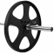Млинці диски сталеві для станової тяги Deadlift Pulling Weight Plates Zelart TA-6961-20 20кг чорний 3