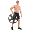 Млинці диски сталеві для станової тяги Deadlift Pulling Weight Plates Zelart TA-6961-20 20кг чорний 8