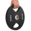 Млинці диски TPU 2 Handle металева втулка Zelart TA-6995-10 ø51мм 10кг чорний 4