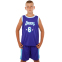 Форма баскетбольная детская NB-Sport NBA LAKERS 6 BA-9970 S-2XL фиолетовый-голубой 1