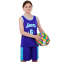 Форма баскетбольна дитяча NB-Sport NBA LAKERS 6 BA-9970 S-2XL фіолетовий-блакитний 17
