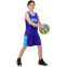 Форма баскетбольная детская NB-Sport NBA LAKERS 6 BA-9970 S-2XL фиолетовый-голубой 18