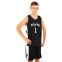 Форма баскетбольна дитяча NBA клуб Spurs 1 BA-9972 S-2XL чорний-білий 5