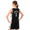 Форма баскетбольна дитяча NBA клуб Spurs 1 BA-9972 S-2XL чорний-білий 14