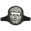 Маска лицьова вітрозахисна SP-Sport MS-4344-1 Chrome Skull чорний 3