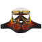 Маска лицьова вітрозахисна креативна термонавушники SP-Sport MS-4344-3 Red Evil Skull чорний 3