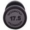 Гантель цілісна професійна TECHNOGYM LN-1254-17_5 1шт 17,5 кг чорний-сірий 1