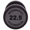 Гантель цельная профессиональная TECHNOGYM LN-1254-22_5 1шт 22,5кг черный-серый 1