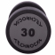 Гантель цельная профессиональная TECHNOGYM LN-1254-30 1шт 30кг черный-серый 1