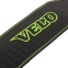 Пояс атлетический кожаный VELO VL-8180 спинка-15см размер-M-XXL черный-салатовый 6