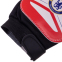 Перчатки вратарские детские CHELSEA BALLONSTAR FB-0028-01 размер 5-8 красный-белый-черный 2