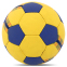 Мяч для гандбола SOCCERMAX MAQ-139 №3 желтый-синий 1