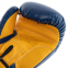 Перчатки боксерские UKRAINE MA-7555 2-16 унций синий-желтый 2