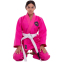Кимоно женское для джиу-джитсу HARD TOUCH JJSL 130-160см розовый 8