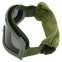 Окуляри захисні маска зі змінними лінзами та чохлом SPOSUNE JY-003-2 оливковий 4