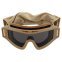 Очки защитные маска со сменными линзами и чехлом SPOSUNE JY-003-3 хаки 0