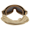 Очки защитные маска со сменными линзами и чехлом SPOSUNE JY-003-3 хаки 5