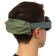 Очки защитные маска со сменными линзами и чехлом SPOSUNE JY-023-3 оправа-оливковая цвет линз серый 12