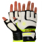 Воротарські рукавиці футзальні STAR GOLEIRO FG100 розмір S-L білий-чорний 0