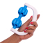Массажер-ручной роликовый 2 массажера PRO-SUPRA Massage Roller MS-02 голубой-белый 2