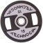Блины (диски) полиуретановые TECHNOGYM TG-1837-15 51мм 15кг черный 1
