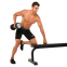 Гантель цельная профессиональная с полиуретановым покрытием TECHNOGYM TG-1834-15 1шт 15кг черный-серый 6