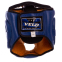 Шлем боксерский с полной защитой кожаный VELO VL-8193 M-XL цвета в ассортименте 5