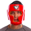 Шлем боксерский с полной защитой кожаный VELO VL-8193 M-XL цвета в ассортименте 6