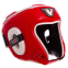 Шлем боксерский открытый с усиленной защитой макушки кожаный VELO VL-8195 M-XL цвета в ассортименте 0