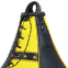 Груша пневматическая подвесная VELO VL-8200 28x17см черный-желтый 1