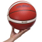 Мяч баскетбольный PU №6 MOLTEN B6G3100 оранжевый 4