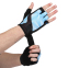 Рукавиці спортивні TAPOUT SB168503 відкриті пальці M-XL чорний-синій 15