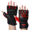 Перчатки для смешанных единоборств MMA TAPOUT SB168520 S-XL черный-красный 0