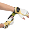 Перчатки для фитнеса и тяжелой атлетики TAPOUT SB168513 XS-M белый-желтый 5