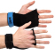 Гимнастические накладки перчатки для турника TAPOUT SB168600 размер S-XL черный 0