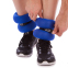 Утяжелители-манжеты для рук и ног Zelart AW-1102-5 2x2,5кг синий 2