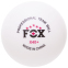 Набір м'ячів для настільного тенісу FOX 3* 40+ T005 3шт білий 1