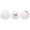 Набор мячей для настольного тенниса FOX 3* 40+ T007 3шт белый 2