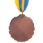 Медаль спортивна зі стрічкою SP-Sport BEST C-4843 золото, срібло, бронза 6