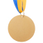 Медаль спортивна зі стрічкою SP-Sport BOWL C-6407 золото, срібло, бронза 1