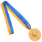 Медаль спортивна зі стрічкою SP-Sport BOWL C-6407 золото, срібло, бронза 2