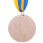 Медаль спортивна зі стрічкою SP-Sport BOWL C-6407 золото, срібло, бронза 4