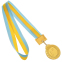 Медаль спортивна зі стрічкою SP-Sport FLASH C-2514 золото, срібло, бронза 2