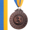 Медаль спортивна зі стрічкою SP-Sport FLASH C-4328 золото, срібло, бронза 5
