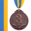 Медаль спортивна зі стрічкою SP-Sport TRIUMF C-4871 золото, срібло, бронза 5