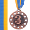 Медаль спортивна зі стрічкою SP-Sport WIN C-6405 ø6,5см золото, срібло, бронза 5