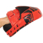 Лапа боксерская изогнутая тренировочная кожа FISTRAGE VL-7919 2шт красный-черный 8
