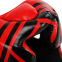 Шолом боксерський з повним захистом шкіряний FISTRAGE VL-7922 S-XL червоний-чорний 5